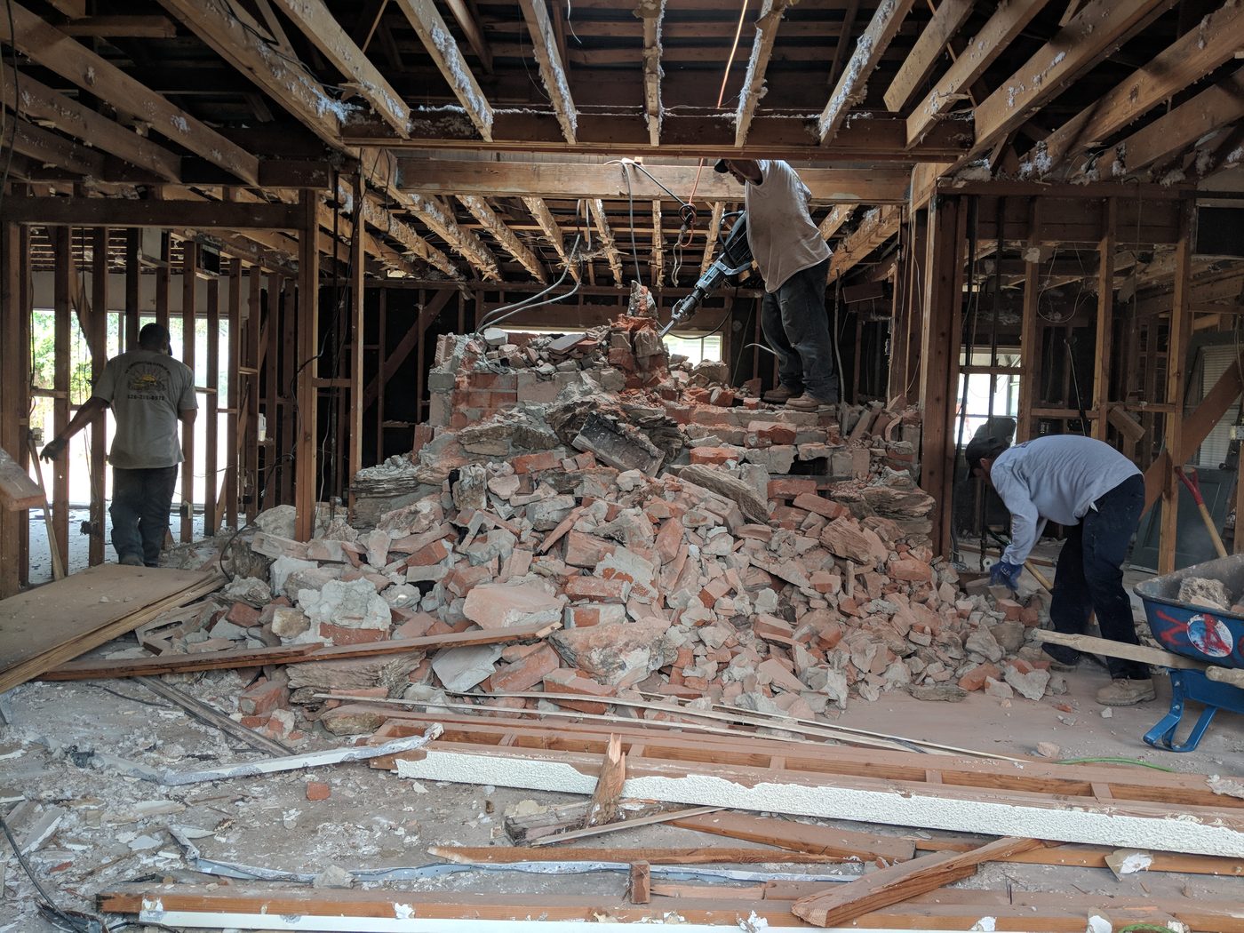 SoCal Demo Pros crew on a Southern California job site