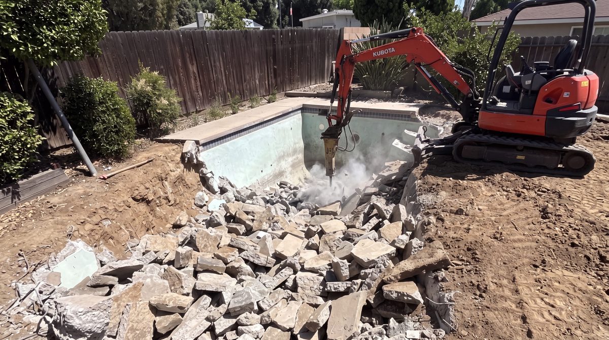 Pool Demolition & Removal project
